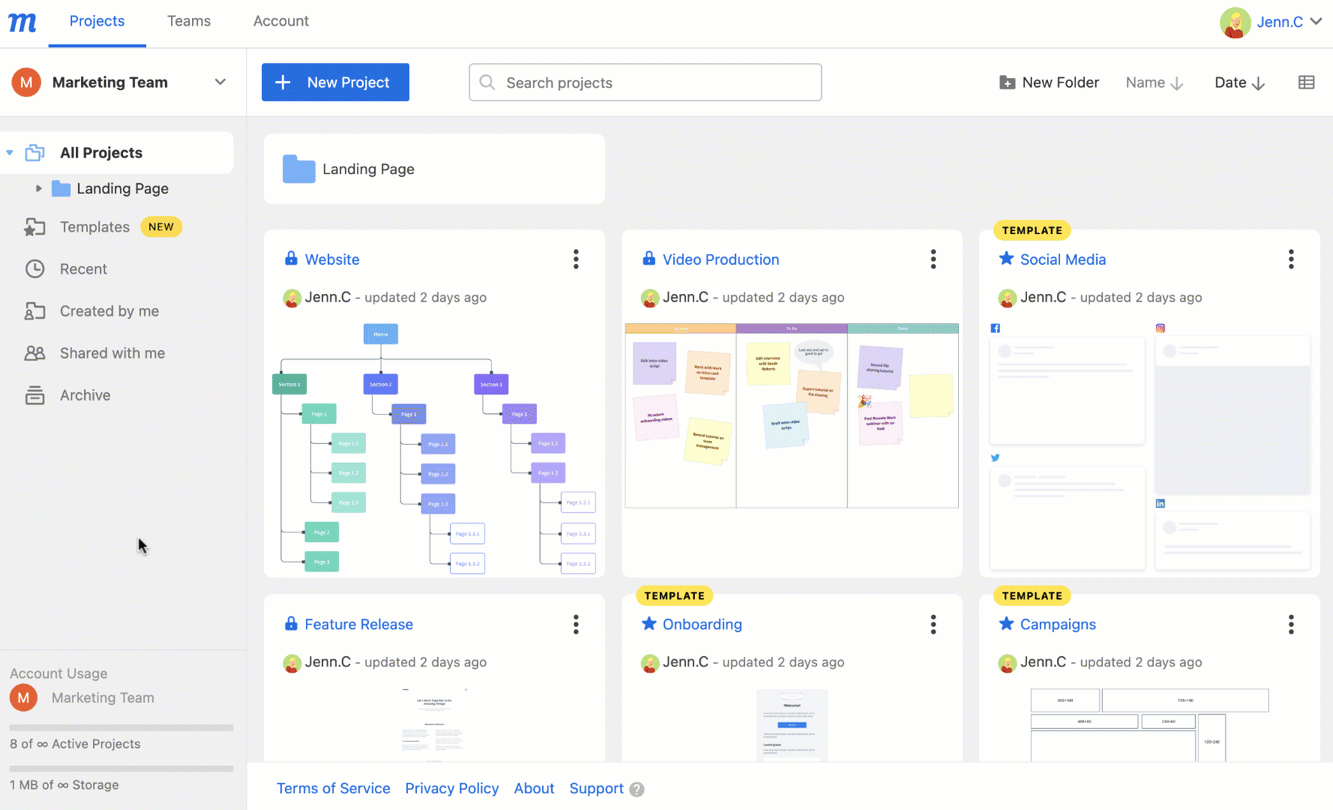 06.UseteamtemplatefromDashboard.gif
