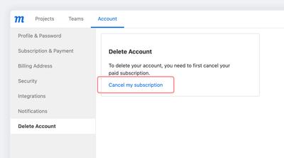 Cancel Subscription Before Deleting Account