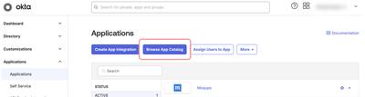 Browse app catalogue