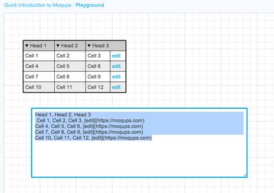 Grid Markdown