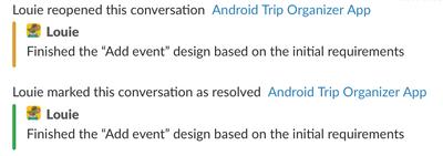 Slack notifications